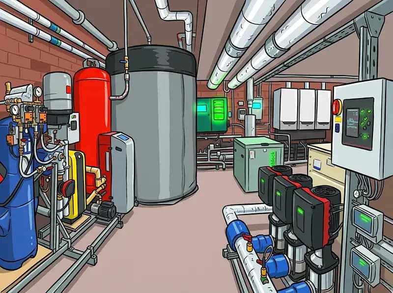 Plant Room Installations in Gainsborough